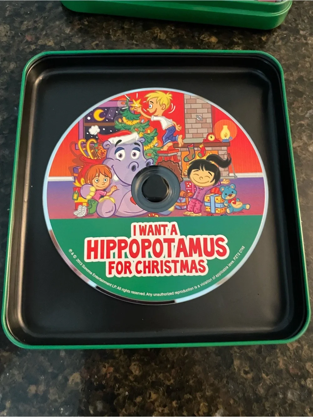 Puzzle and CD set, I Want A Hippopotamus for Christmas